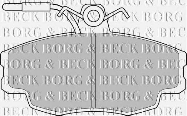 Borg & beck BBP1062 Brake Pad Set, disc brake BBP1062