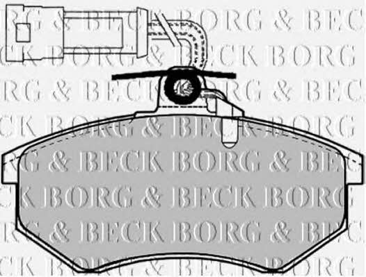 Borg & beck BBP1066 Brake Pad Set, disc brake BBP1066
