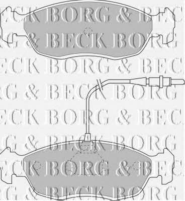 Borg & beck BBP1069 Brake Pad Set, disc brake BBP1069