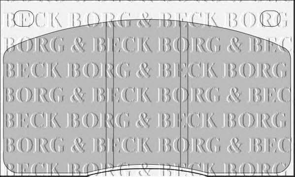 Borg & beck BBP1074 Brake Pad Set, disc brake BBP1074