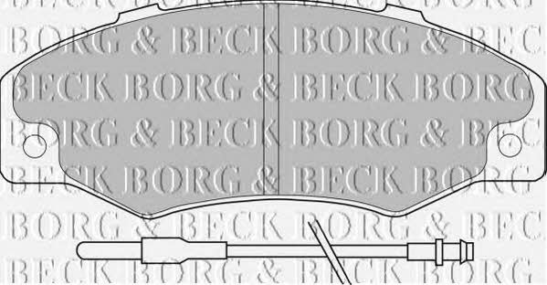 Borg & beck BBP1078 Brake Pad Set, disc brake BBP1078