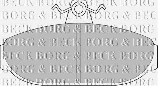 Borg & beck BBP1079 Brake Pad Set, disc brake BBP1079