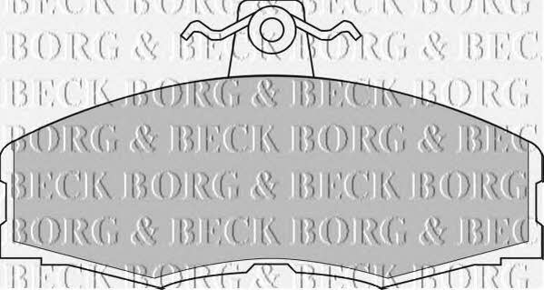 Borg & beck BBP1080 Brake Pad Set, disc brake BBP1080