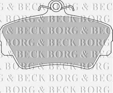 Borg & beck BBP1081 Brake Pad Set, disc brake BBP1081