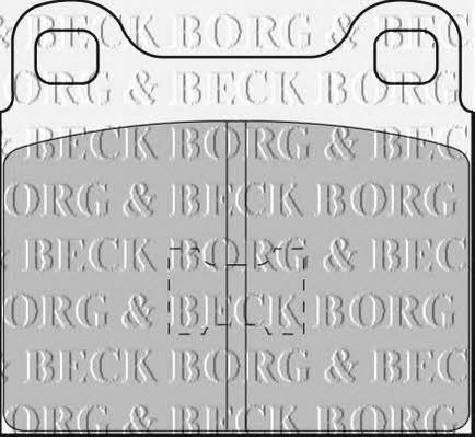 Borg & beck BBP1085 Brake Pad Set, disc brake BBP1085