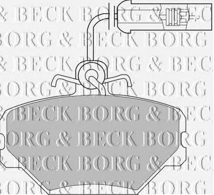 Borg & beck BBP1086 Brake Pad Set, disc brake BBP1086