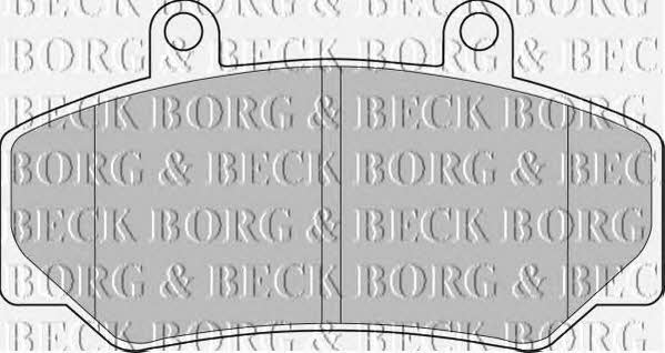 Borg & beck BBP1087 Brake Pad Set, disc brake BBP1087
