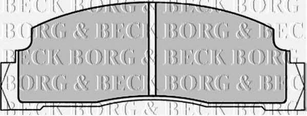 Borg & beck BBP1088 Brake Pad Set, disc brake BBP1088