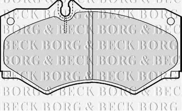 Borg & beck BBP1089 Brake Pad Set, disc brake BBP1089
