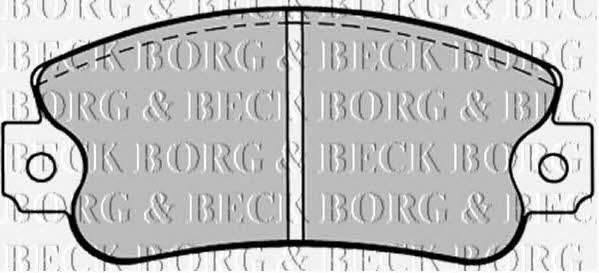 Borg & beck BBP1093 Brake Pad Set, disc brake BBP1093