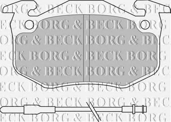 Borg & beck BBP1097 Brake Pad Set, disc brake BBP1097