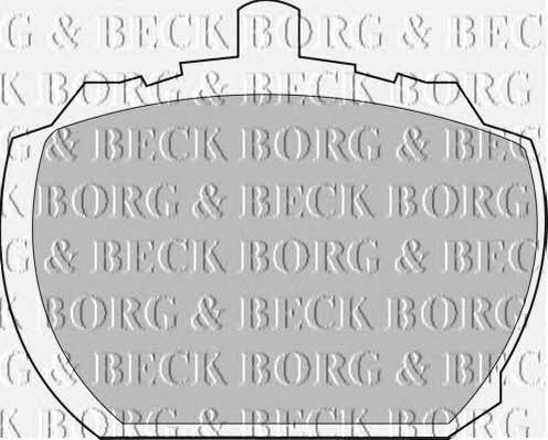 Borg & beck BBP1098 Brake Pad Set, disc brake BBP1098
