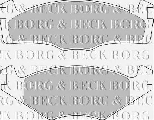 Borg & beck BBP1101 Brake Pad Set, disc brake BBP1101