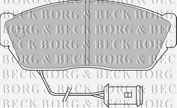 Borg & beck BBP1102 Brake Pad Set, disc brake BBP1102