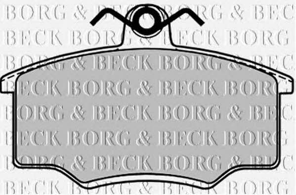 Borg & beck BBP1103 Brake Pad Set, disc brake BBP1103