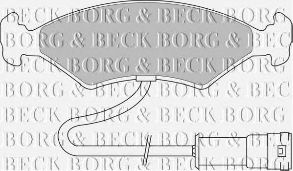 Borg & beck BBP1104 Brake Pad Set, disc brake BBP1104