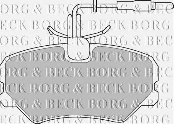 Borg & beck BBP1105 Brake Pad Set, disc brake BBP1105