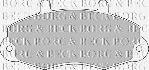 Borg & beck BBP1107 Brake Pad Set, disc brake BBP1107