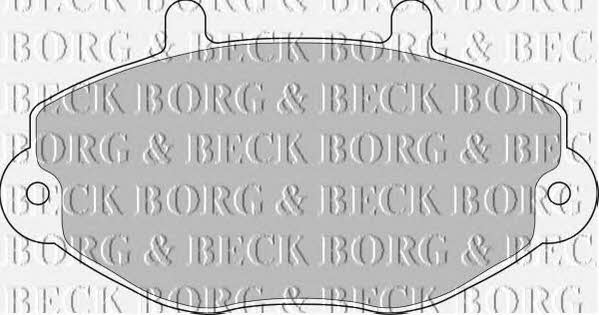 Borg & beck BBP1108 Brake Pad Set, disc brake BBP1108