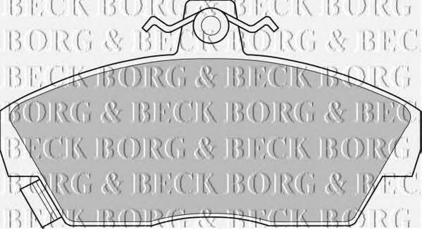 Borg & beck BBP1109 Brake Pad Set, disc brake BBP1109