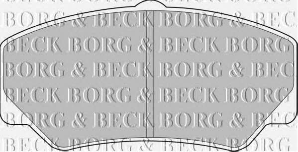 Borg & beck BBP1110 Brake Pad Set, disc brake BBP1110