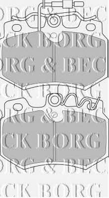Borg & beck BBP1111 Brake Pad Set, disc brake BBP1111