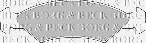 Borg & beck BBP1114 Brake Pad Set, disc brake BBP1114