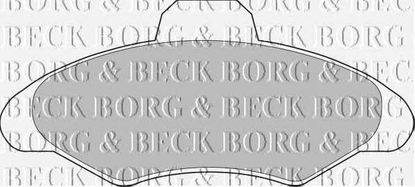 Borg & beck BBP1116 Brake Pad Set, disc brake BBP1116