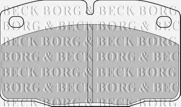 Borg & beck BBP1117 Brake Pad Set, disc brake BBP1117