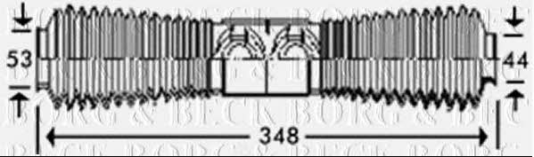 Borg & beck BSG3209 Steering rod boot BSG3209