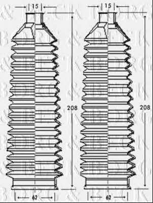 Borg & beck BSG3238 Steering rod boot BSG3238