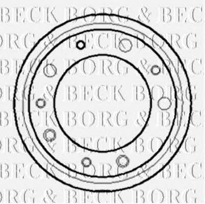 Borg & beck BBR7029 Brake drum BBR7029
