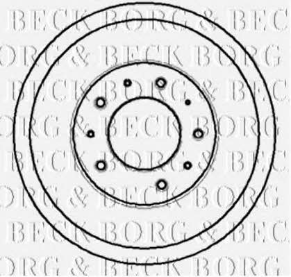Borg & beck BBR7032 Brake drum BBR7032