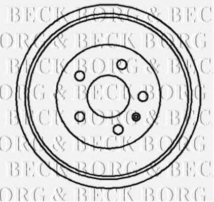 Borg & beck BBR7045 Rear brake drum BBR7045