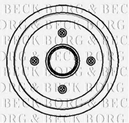 Borg & beck BBR7055 Rear brake drum BBR7055