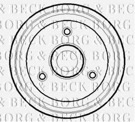 Borg & beck BBR7071 Rear brake drum BBR7071