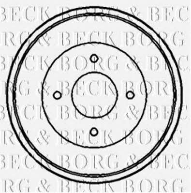 Borg & beck BBR7082 Rear brake drum BBR7082