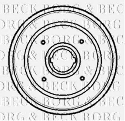 Borg & beck BBR7085 Rear brake drum BBR7085