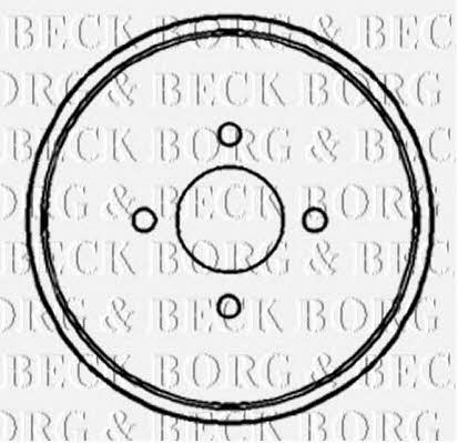 Borg & beck BBR7089 Brake drum BBR7089