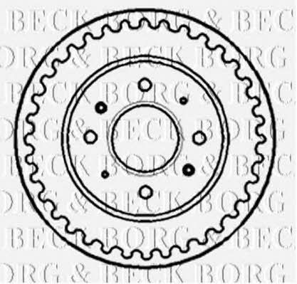 Borg & beck BBR7139 Brake drum BBR7139