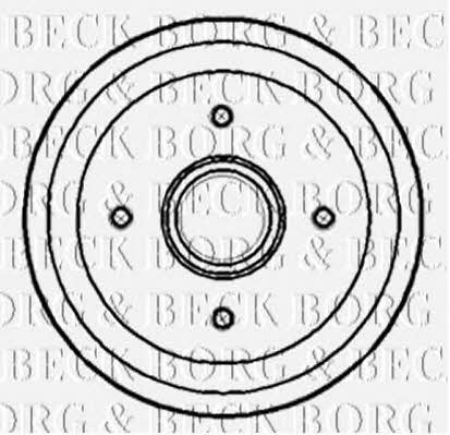 Borg & beck BBR7149 Rear brake drum BBR7149