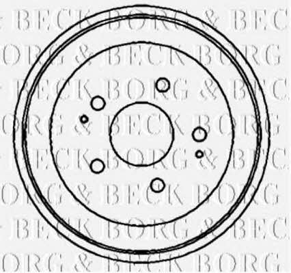 Borg & beck BBR7151 Brake drum BBR7151