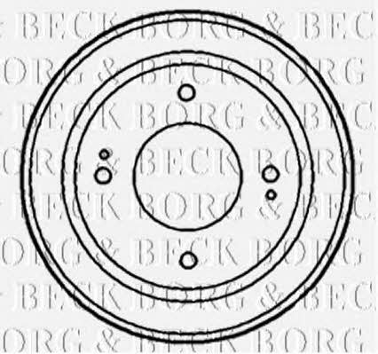 Borg & beck BBR7152 Brake drum BBR7152