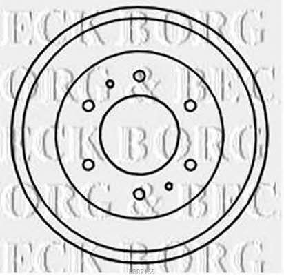 Borg & beck BBR7155 Rear brake drum BBR7155