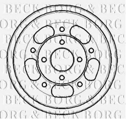 Borg & beck BBR7177 Brake drum BBR7177
