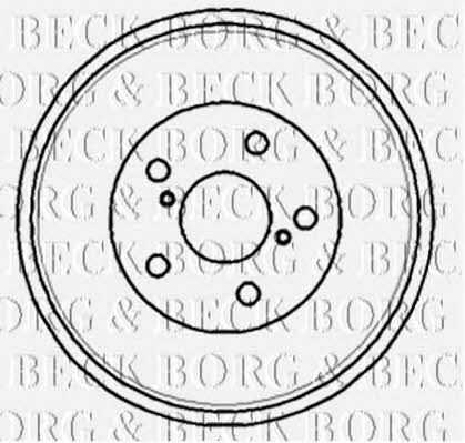 Borg & beck BBR7179 Brake drum BBR7179