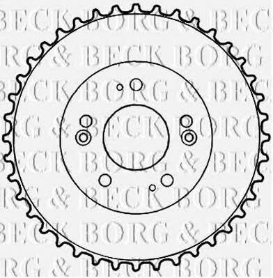 Borg & beck BBR7192 Brake drum BBR7192
