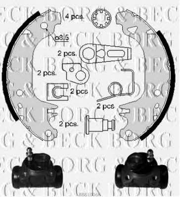 Borg & beck BBS1006K Brake shoe set BBS1006K