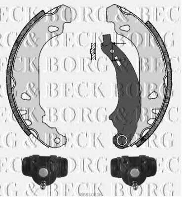 Borg & beck BBS1023K Brake shoe set BBS1023K