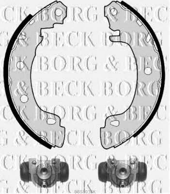 Borg & beck BBS1036K Brake shoe set BBS1036K